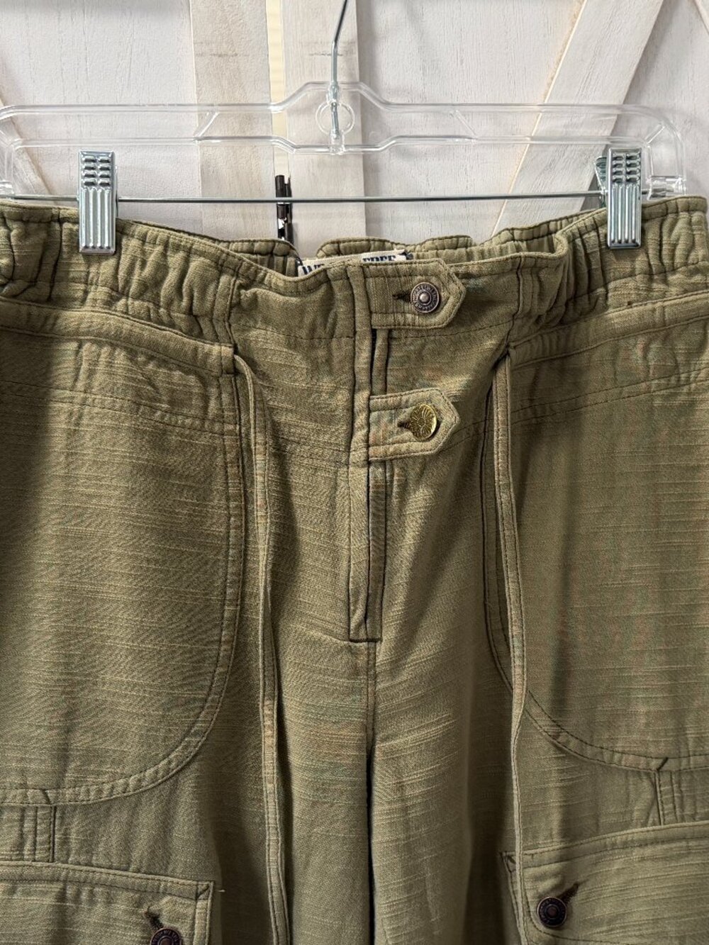 Free People We The Free Park Ave Pull-On Cargo Pants in Adventurer - Picture 7 of 11